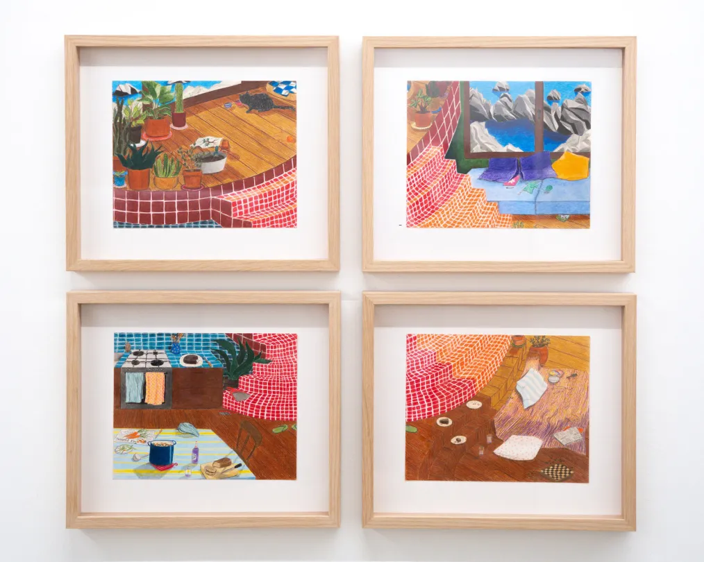 a_cat_with_his_view_2025_pencils_on_paper_20_3x25_4cm_oak_frame_with_museum_glass_30_5x35_4cm_02_1x
