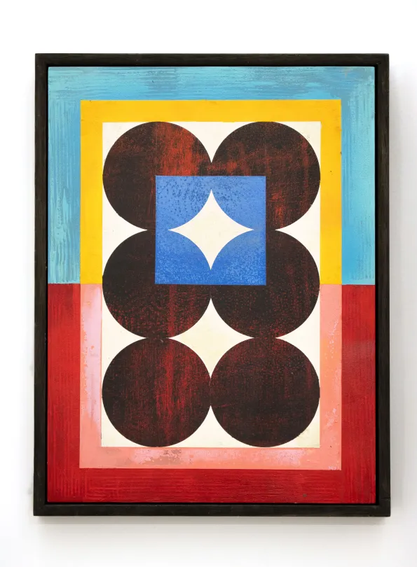 banket_2025_acrylic_and_spray_paint_40x30cm_wooden_floating_frame_42x32cm_1x