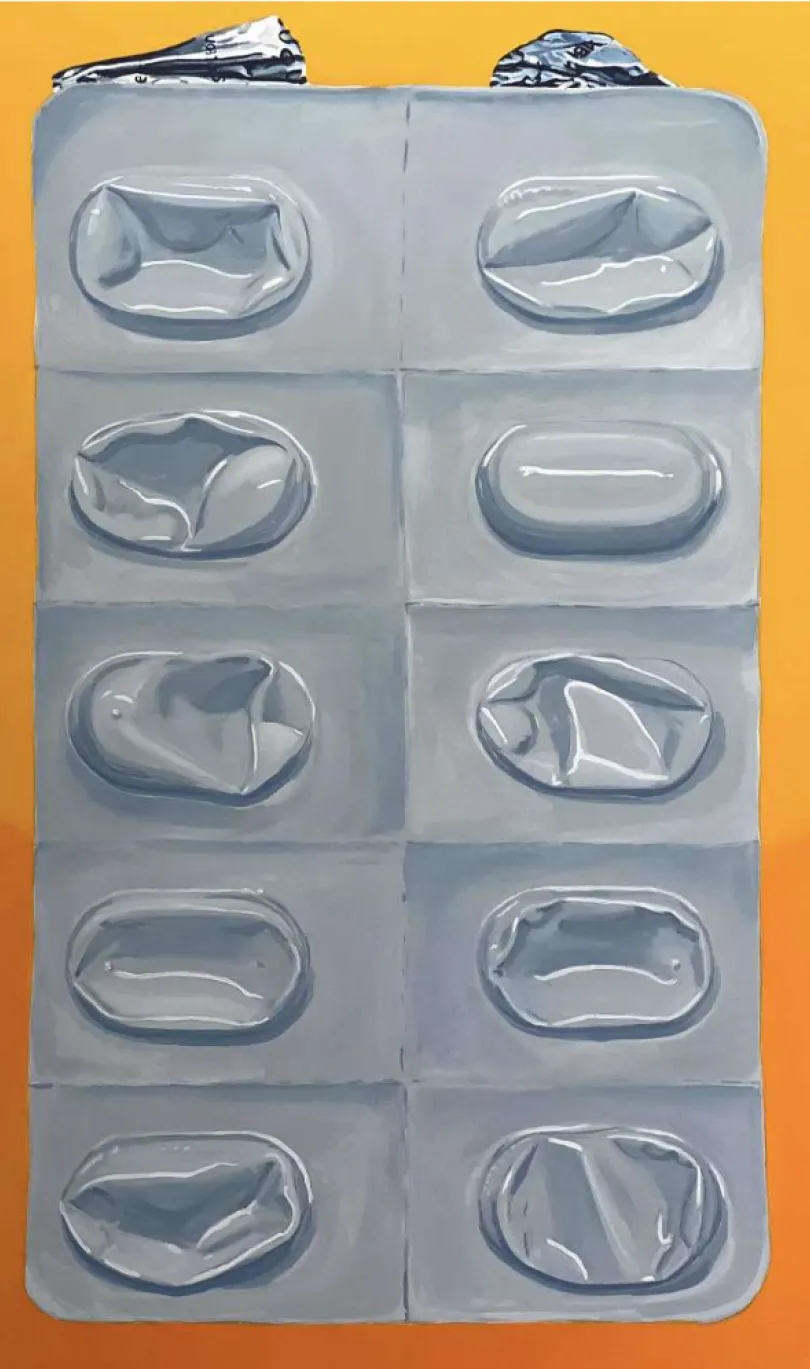 Painkiller (one left)_2024_Acrylic on canvas_200x120cm
