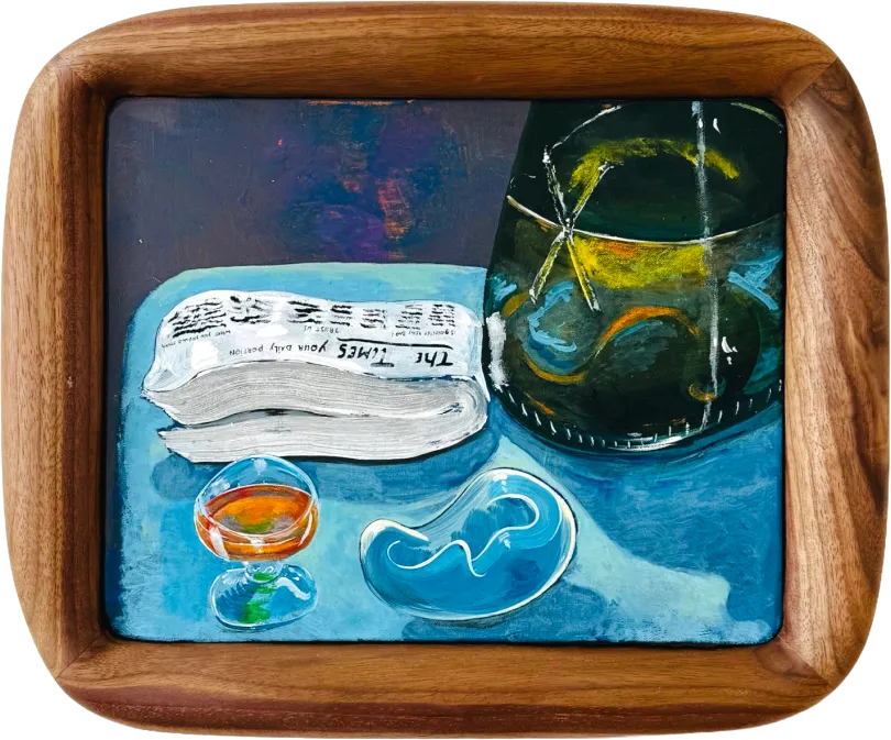 your_daily_news_update_2025_acrylic_on_linen_framed_in_american_walnut_32_x_38_cm_1_1x