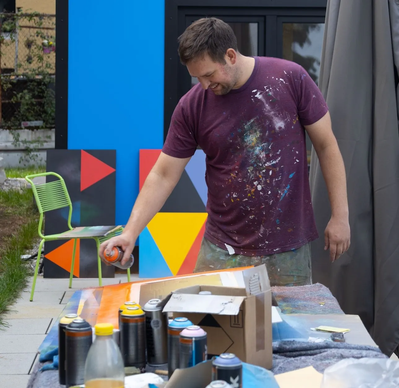 Matt Dosa on the rooftop_work in progress_1 Kopie